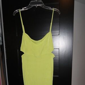 Lime Green Sleeveless Dress